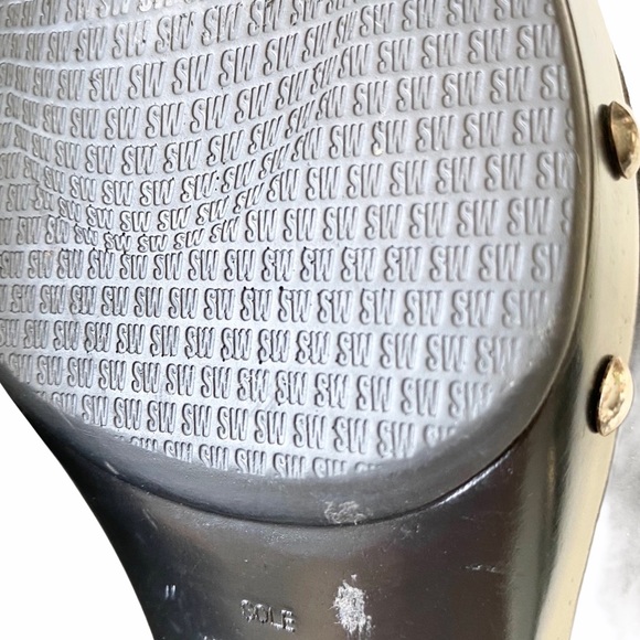 Stuart Weitzman ✦ Shearling Lined Suede Clog - Picture 7 of 10